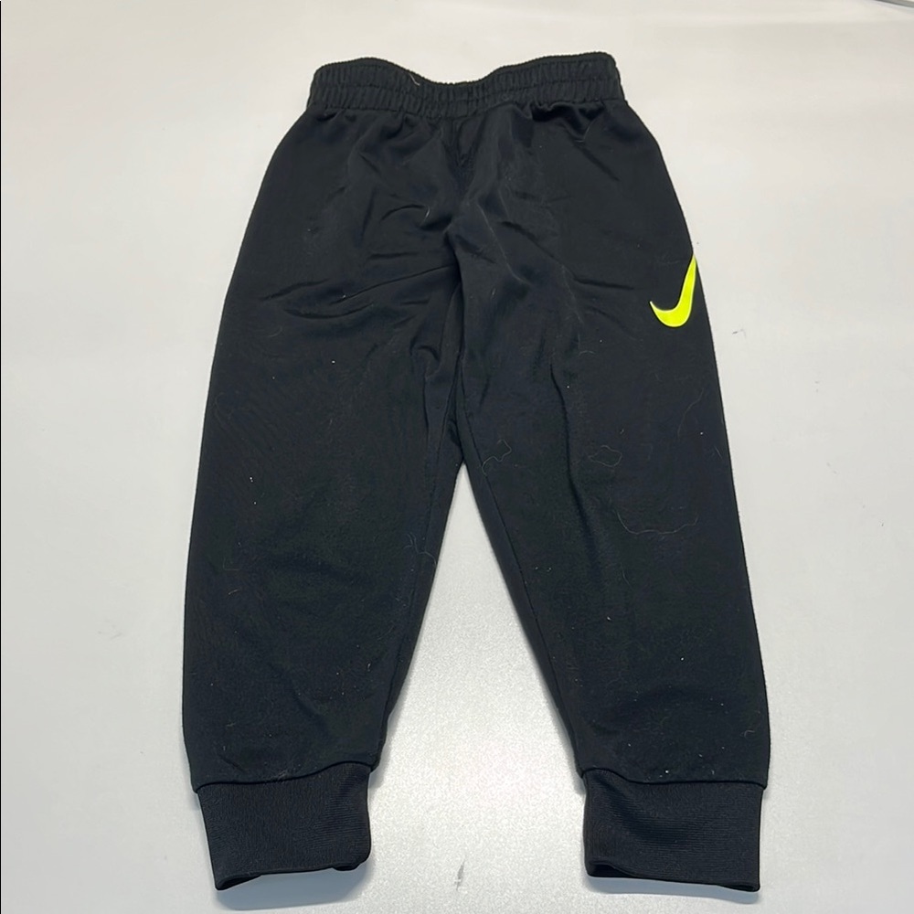 Nike Black and Yellow Athletic Joggers